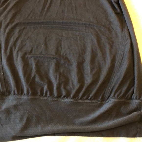 LULULEMON NO LIMITS TANK SIZE 4 BLACK BUILT-IN SPORTS BRA, BEACHY YOGA - #139 - Picture 7 of 8